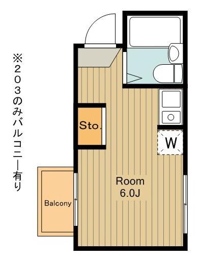 パステル鷹の台の物件間取画像