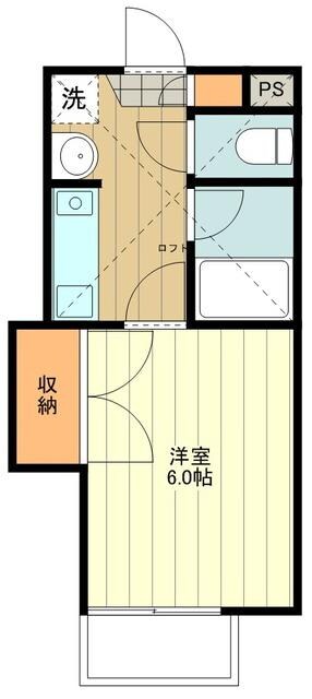 パストラーレ国立の物件間取画像