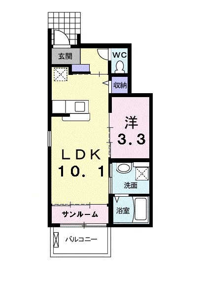 カーサ・プリマベーラの物件間取画像