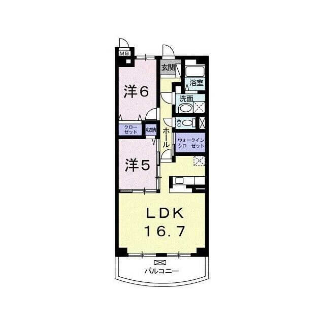 グレイスガーデンの物件間取画像