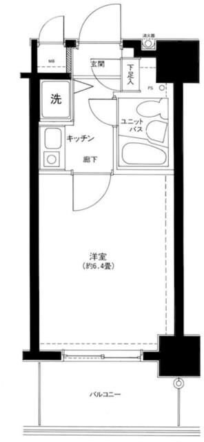 メインステージ武蔵関の物件間取画像