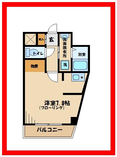 ヴィレッジヒル宮西の物件間取画像
