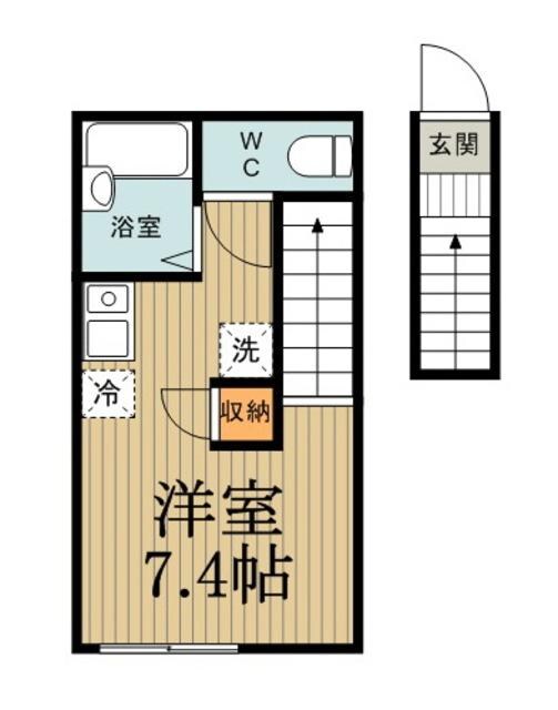 バーミープレイス西国分寺IIの物件間取画像