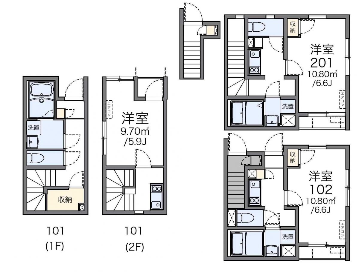 レオネクストサンルーチェ三鷹IIの物件間取画像