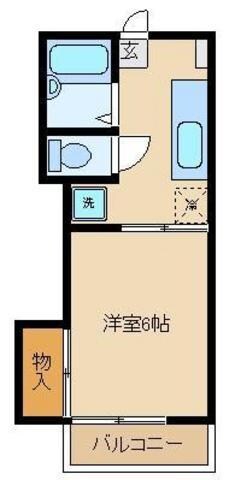 ジュネス大泉の物件間取画像
