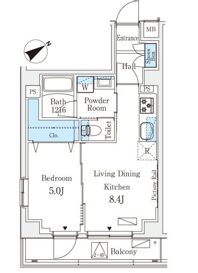 STANDZ高井戸の物件間取画像