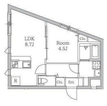 コリーヌ国分寺の物件間取画像