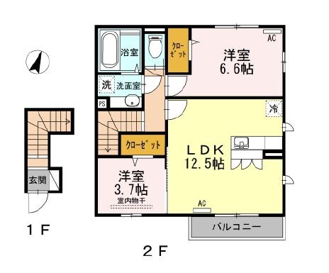 グランアルブル石神井公園の物件間取画像