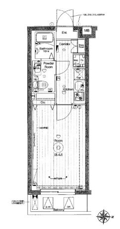 メイクスデザイン武蔵関WESTの物件間取画像