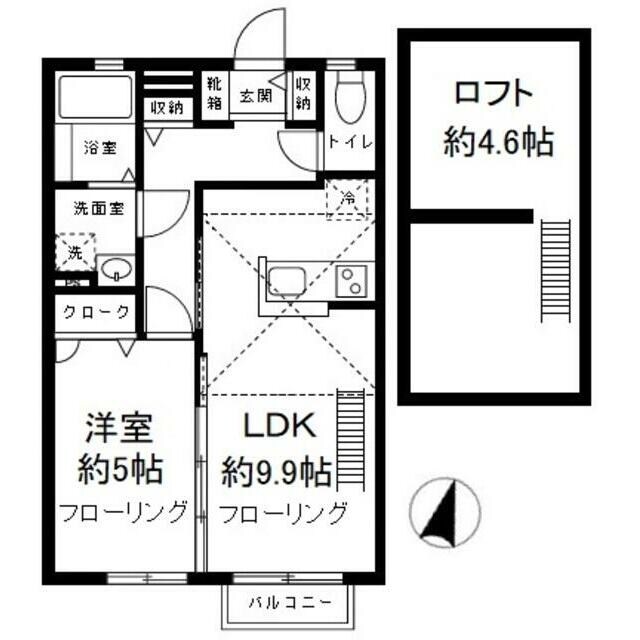 メゾン・ド・ソレイユの物件間取画像