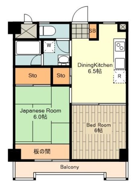西国分寺ハイツの物件間取画像