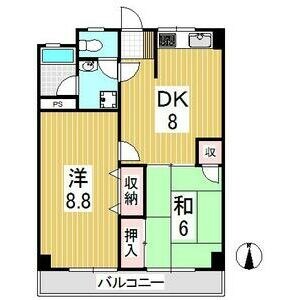 学園スカイマンションの物件間取画像