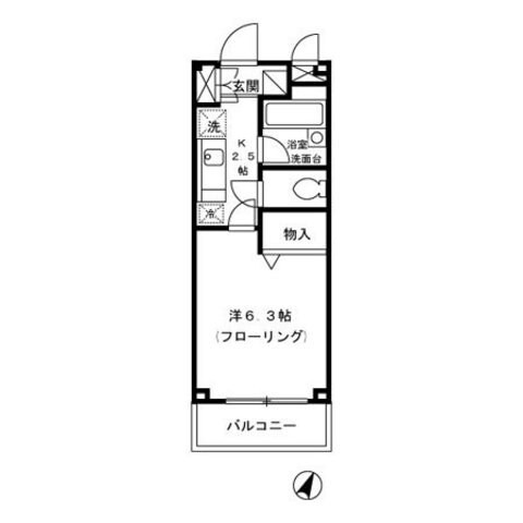 Parthenon 2の物件間取画像
