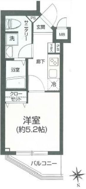 レピュア武蔵関の物件間取画像