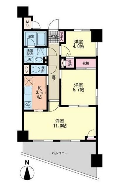 NFプラザIIIの物件間取画像