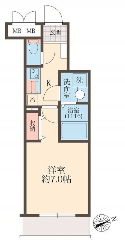 SAKURAの物件間取画像