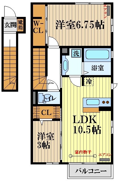 ヴィラ アカシアの物件間取画像