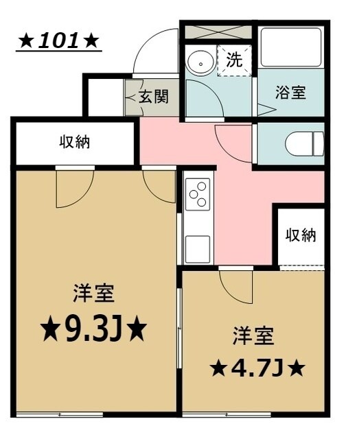 レオネクストグリーンフィールドの物件間取画像
