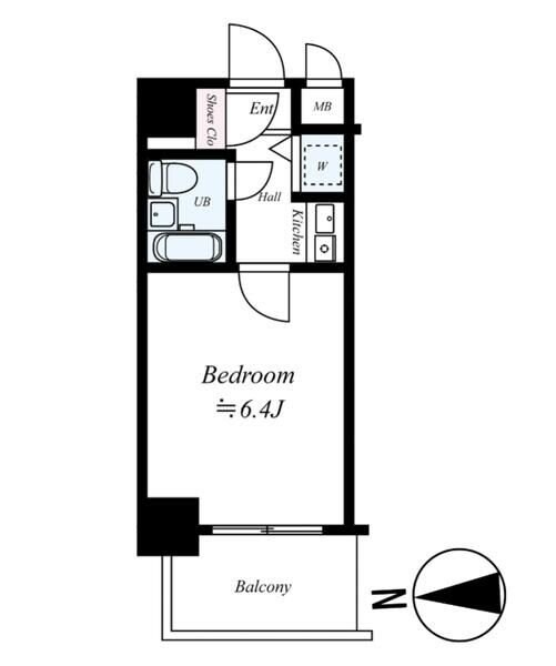 メインステージ武蔵関の物件間取画像
