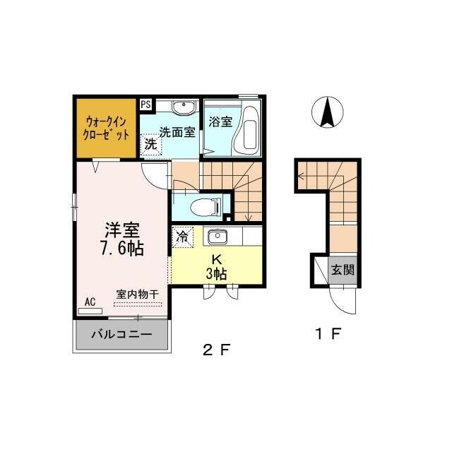 カーサ・ペリドットの物件間取画像