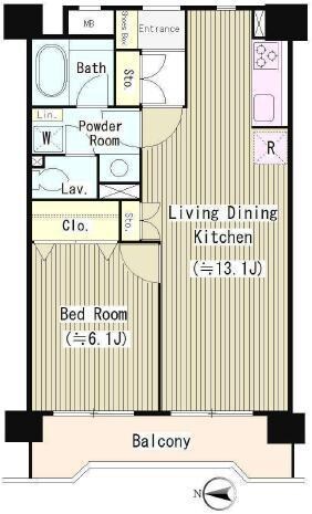パルティーレ西落合の物件間取画像
