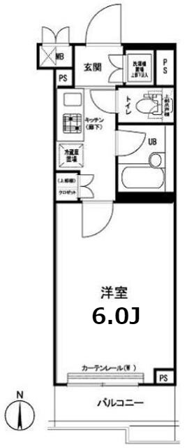 ルーブル練馬沼袋の物件間取画像