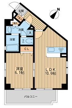 プライムアーバン中野上高田の物件間取画像