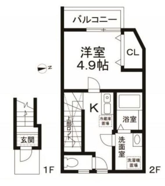ガーデンコート経堂の物件間取画像