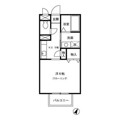 クレスト光が丘の物件間取画像