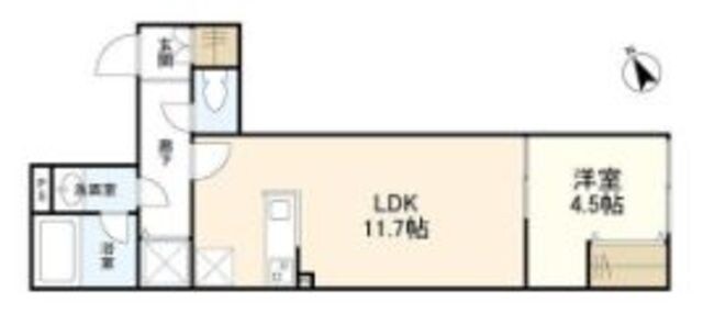 ウェルスクエアイズム高円寺の物件間取画像