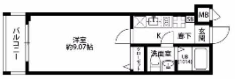 プレール・ドゥーク東中野の物件間取画像