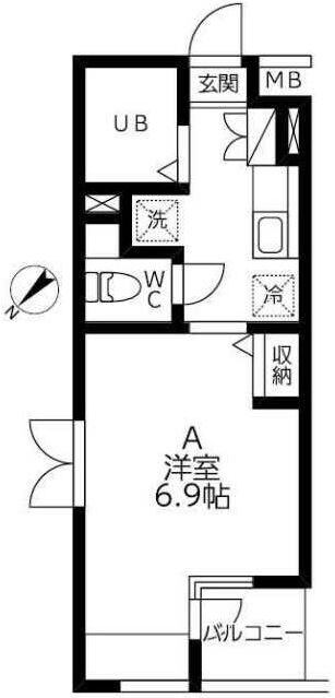 ルクレ荻窪の物件間取画像