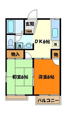 メゾン小山IIIの物件間取画像