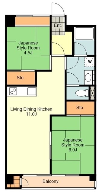 レジデンス木下の物件間取画像