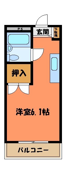 グランドホーム八王子の物件間取画像