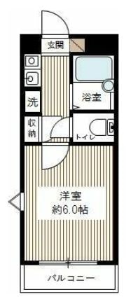 共立リライアンス豊田A棟の物件間取画像