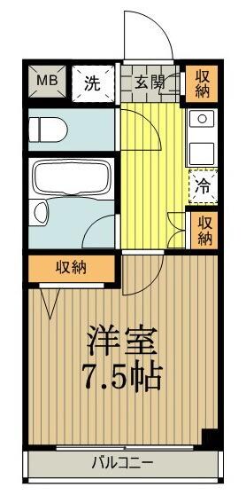 CITY SPIRE国分寺の物件間取画像