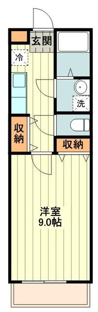 アンプルールクラージュ仲原 の物件間取画像