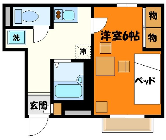 レオパレスイースト浅川の物件間取画像