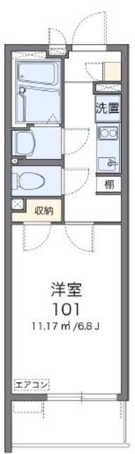 クレイノフロンティアIIIの物件間取画像