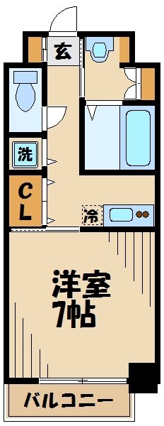 S-FORT八王子堀之内の物件間取画像
