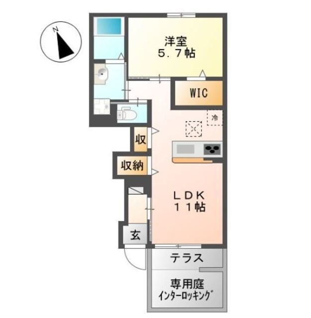 ドライバームの物件間取画像
