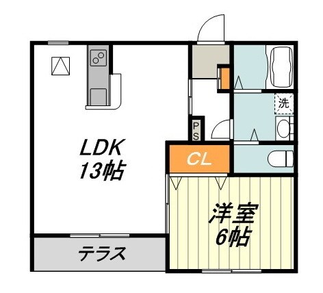 ブルーステラ国立の物件間取画像