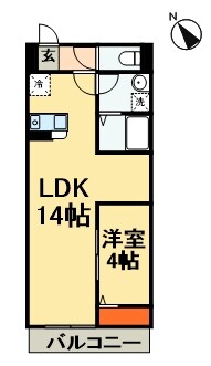 イーグルワンの物件間取画像