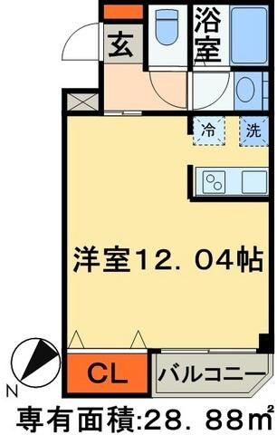 アンブラッセの物件間取画像