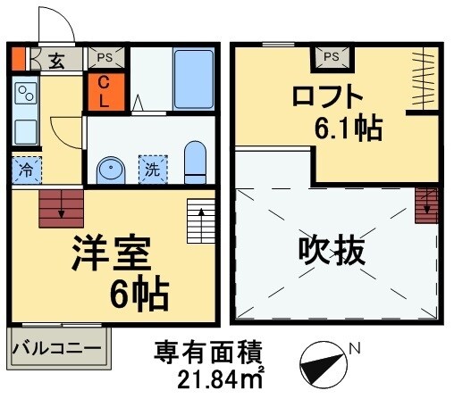 Primo検見川の物件間取画像