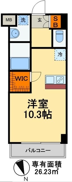 オーキッドレジデンス船橋本町の物件間取画像