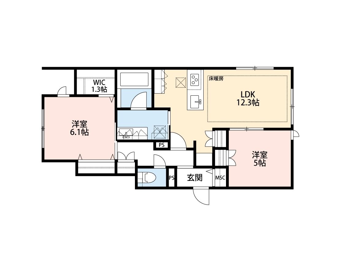 NAKASUの物件間取画像
