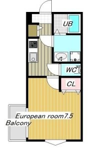 Ours Lavande(ウルス・ラヴァンド)の物件間取画像