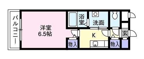 セモア中山の物件間取画像